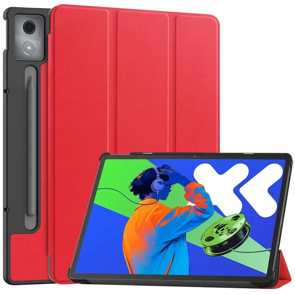 For Xiaoxin Pad Pro 12.7 Tri-Folding Stand Smart Tablet Case for XiaoxinPad Xiaoxin Pad Pro 12.7 Cover funda