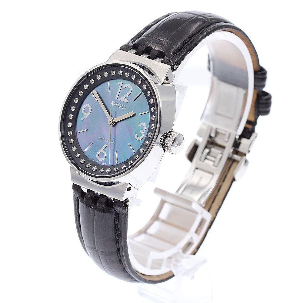 Used MIDO M7340.4.38.4 All Dial Diamond Bezel Mother-of-Pearl Dial Automatic Ladies _871734