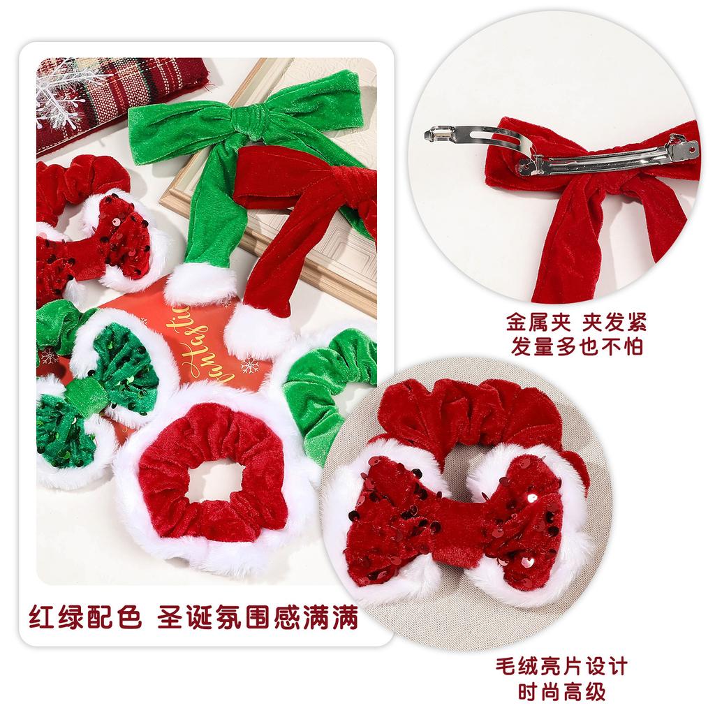 Рождественская повязка на голову, толстая кишка, повязка для волос, высокая эластичная веревка с бантом, женская высокая повязка на голову, аксессуары для волос с шарообразным хвостом