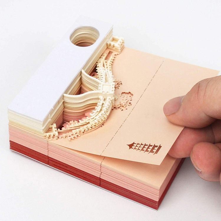 2026 Shenzhen Luxury Fun Promotional Paper 3D Memo Pad Custom Premium Gift Favors for Fathers Mothers Teachers Day