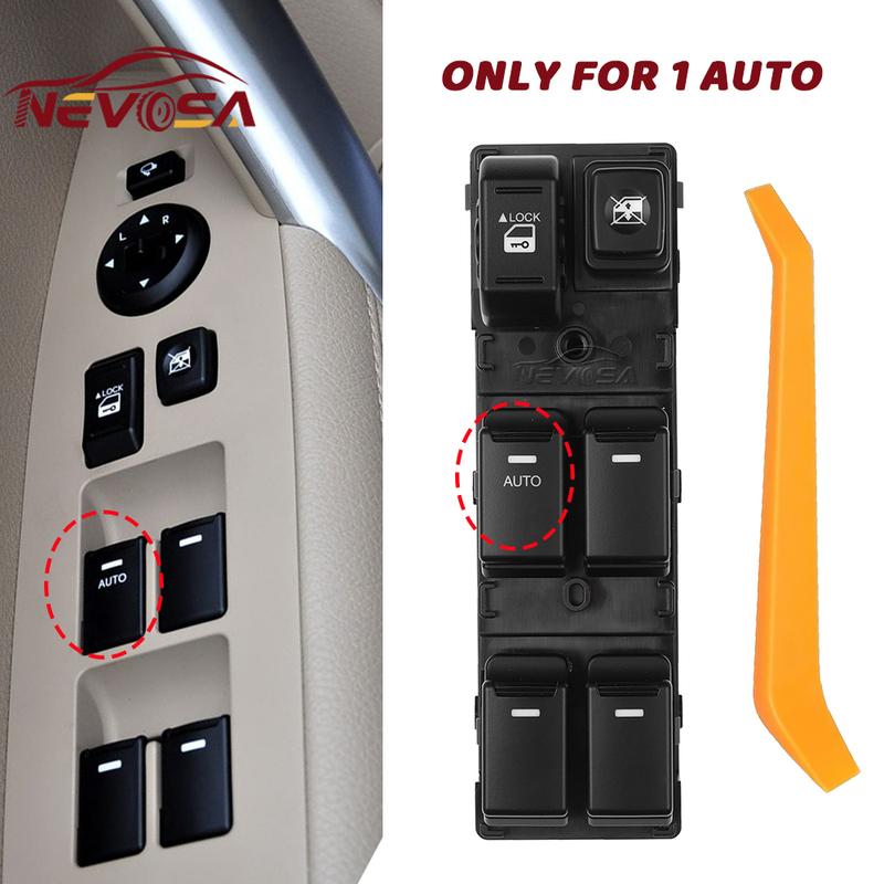 Для Kia Sorento II XM 2009 2010 2011-2014 Передний Левый Водительский Электрический Стеклоподъемник Переключатель Стекла 93570-2P200 93573-2P300
