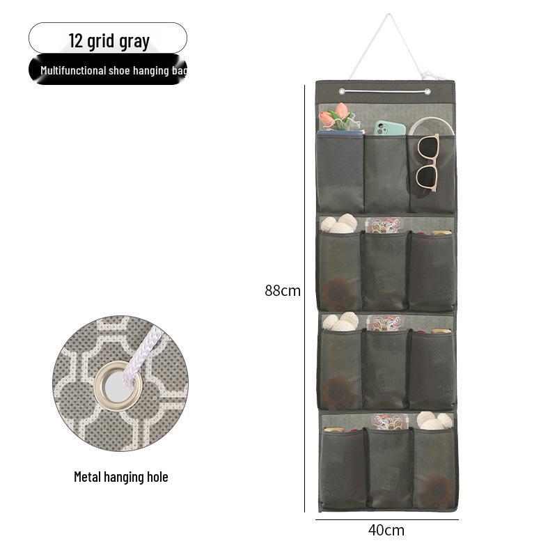 Over-the-Door Multi-Layer Shoe Hanging Organizer for Dorms