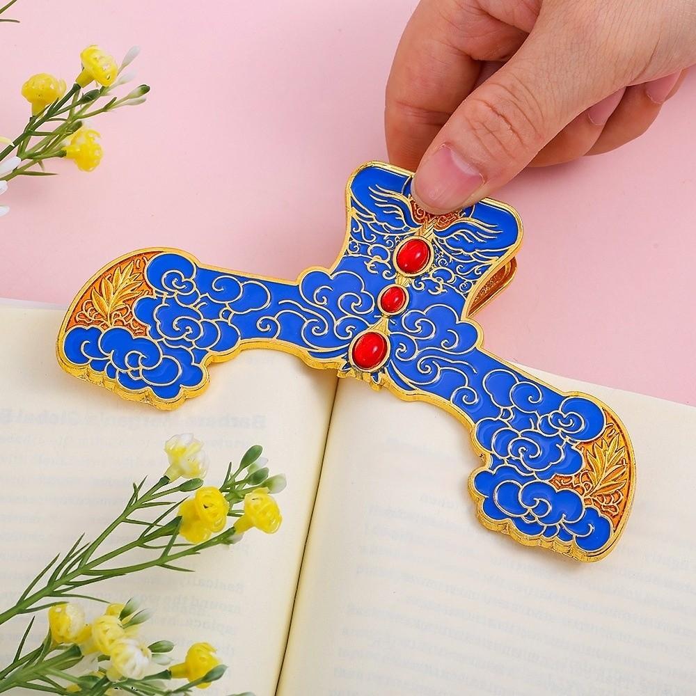 Reading Tool Enamel Book Clip Zinc Zinc Zinc Alloy Reading Aid Fixed Book Holder  Students