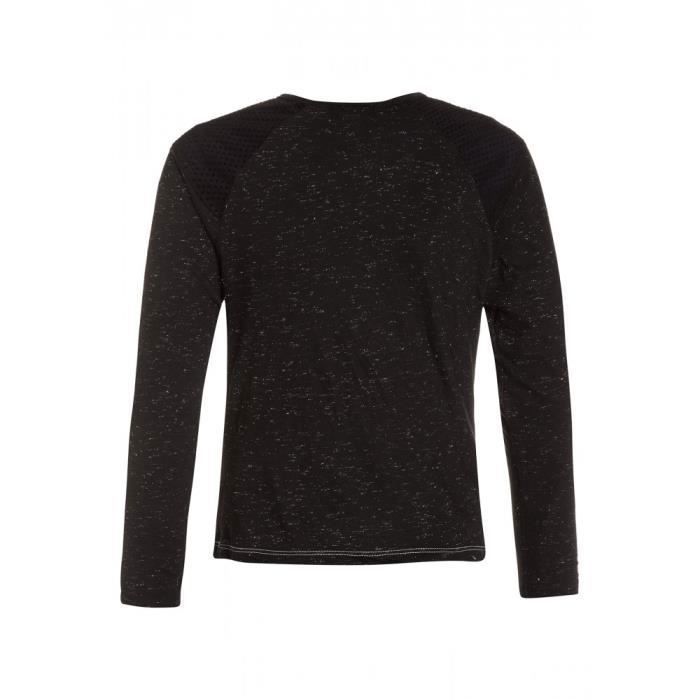 T-Shirt Fille - Kaporal - Akim - Gris - 6 Ans - Manches Longues - 100% Viscose