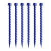 6Pcs 26.6CM Screw-in Tent Stake Heavy Duty Multi-functional Outdoor Garden Yard Camping