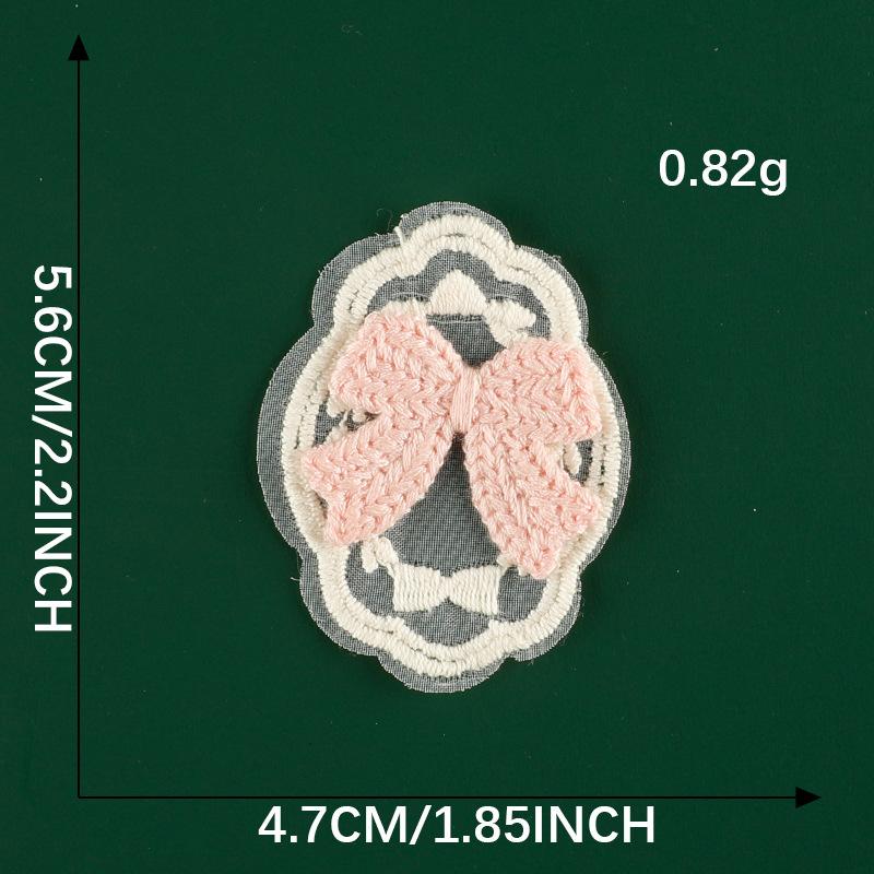 Оригинальная вышитая этикетка Аксессуары для волос Аксессуары Вишня Кружевная вышивка Наклейка DIY Нашивка Аксессуары для одежды Тканевая этикетка Тканевая наклейка