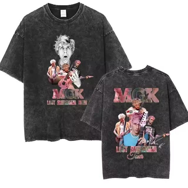 K Kelly Outfit Hip Hop Short Sleeve Street Casual Loose Y Lost Men And Women Can Be Washed In The United States 2Kmg