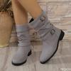 Women's Autumn Winter New Fashion Boots Cold Resistant Thickened Warm Simple Comfortable Casual Versatile Women's Boots