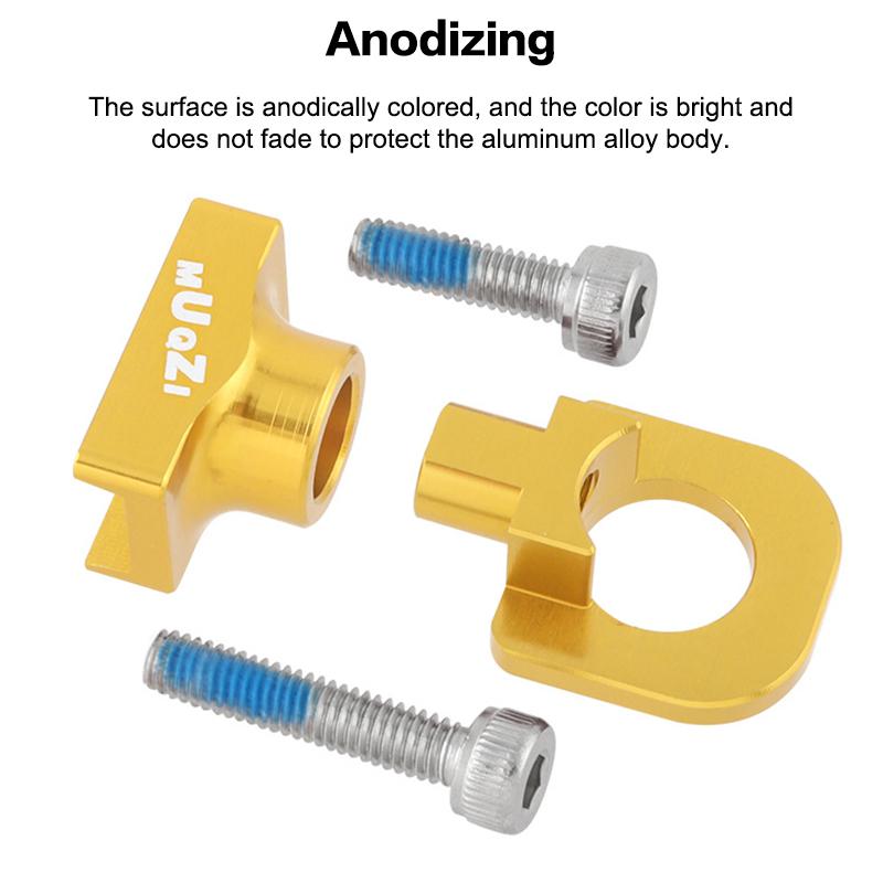 1Pcs Bicycle Chain Adjuster Tensioner Fastener Aluminum Alloy Bolt For Bmx Fixie Bike Single Speed Bicycle Bolt Screw
