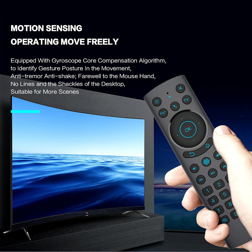 Сменный пульт дистанционного управления BT 5.0 Voice Remote Control G20S BT PRO с беспроводной ИК-подсветкой 2.4G с обучающими гироскопами Air Mouse для Android TV Box PC