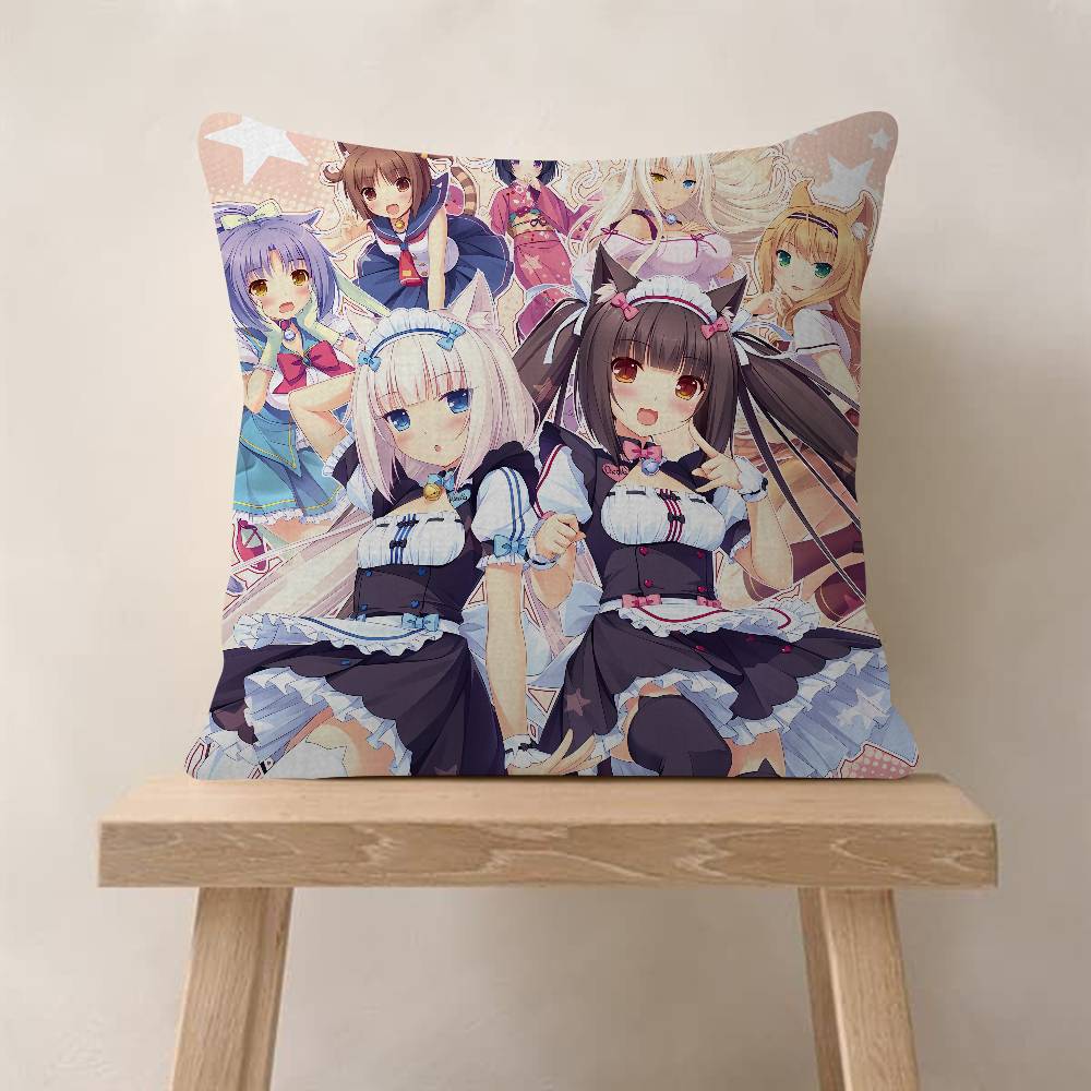 Аниме Nekopara Подушка Аниме Подушка Диван Кровать Подушка для Головы Наволочка Чехол для Подушки Модный
