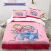Lillifee Bedding Quilt Set Quilt Cover Pillowcase Home Decoration Birthday Gift (1 * duvet cover + 2 * pillowcase, without core)