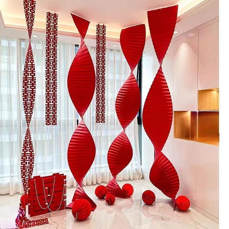 Wedding Corrugated Paper Ceiling & Room Decor 