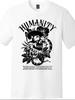 "Humanity" Skull Floral Snake Graphic Unisex T-Shirt