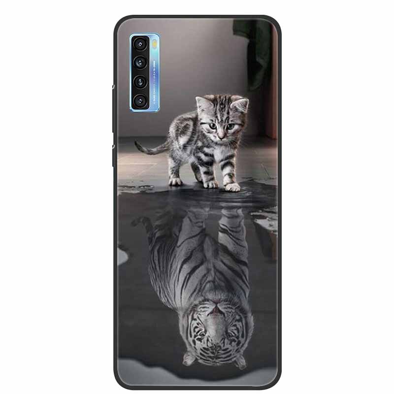 For TCL 20L Cases 20L 20S 20Pro 20R 20SE Marble Soft TPU Silicone Back Covers For TCL 20 R 5G Phone Cases Coque Bumper T774H
