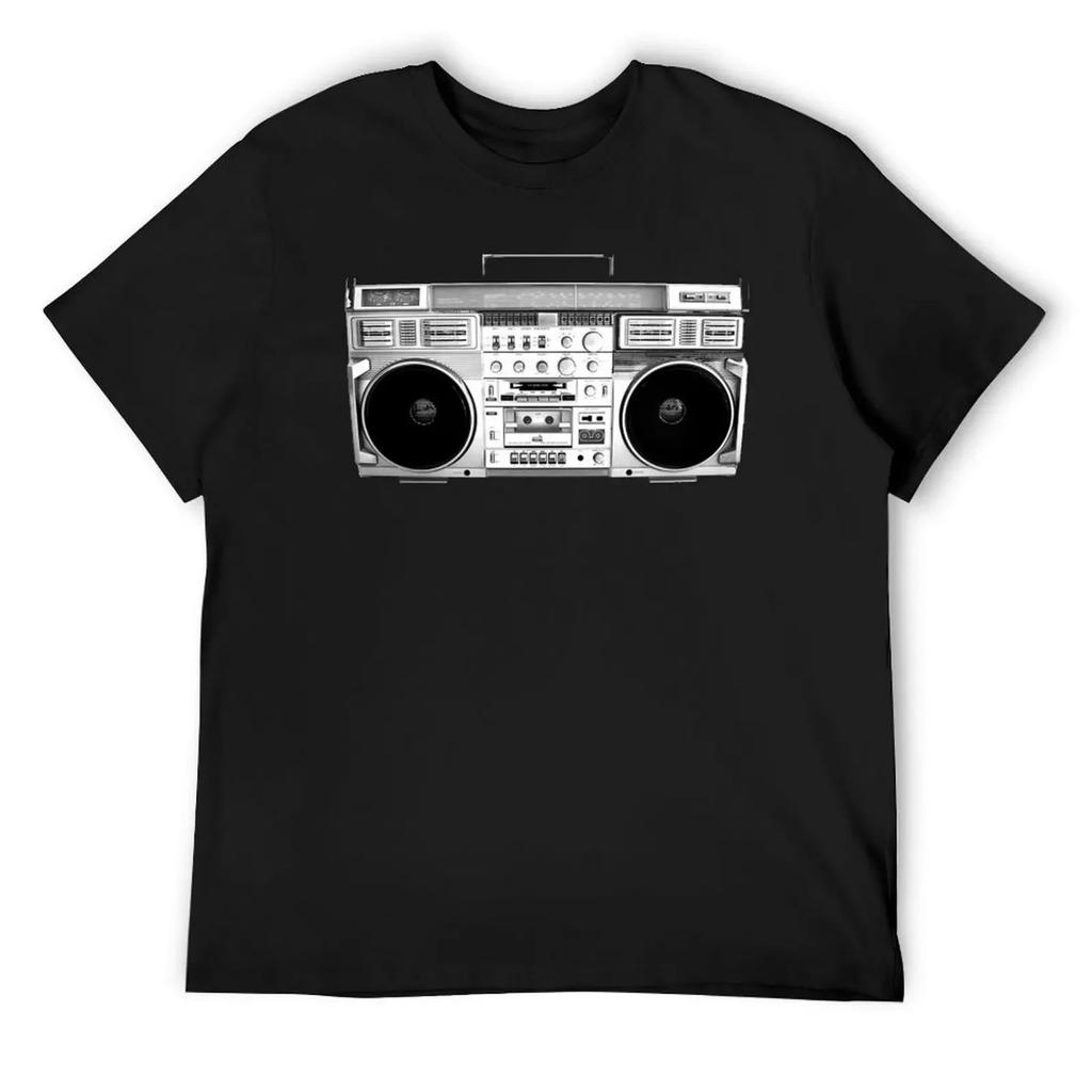 Boom Box T-Shirt street wear luxury t-shirt funny gifts Anime t-shirt mens graphic t-shirts hip hop