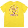 New MLB T Shirt Unisex Mustard Yellow 31TSN7131-50D