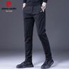 Мужские узкие эластичные брюки в стиле business casual