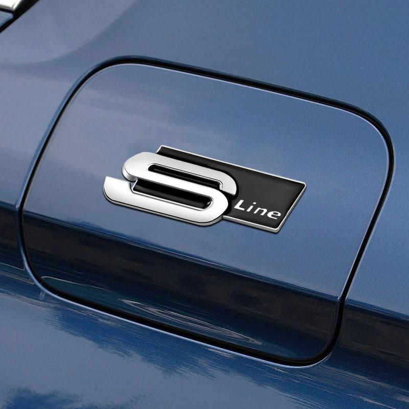 1 шт. Металлическая эмблема кузова автомобиля Значок Наклейка Аксессуары с логотипом автомобиля для Audi A1 A2 A3 Q1 Q2 Q3 Q5 Q8 A5 A7 S4 RS4 A6 TT