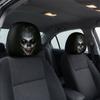 2PCS Full Coverage Ghost Car Pillowcase Stain-Proof Seat Headrest Protectors  Family Road Trips
