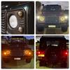 Complete LED Light Upgrade Kit Smoked Lens Fit For Land Rover Defender 1990-2016