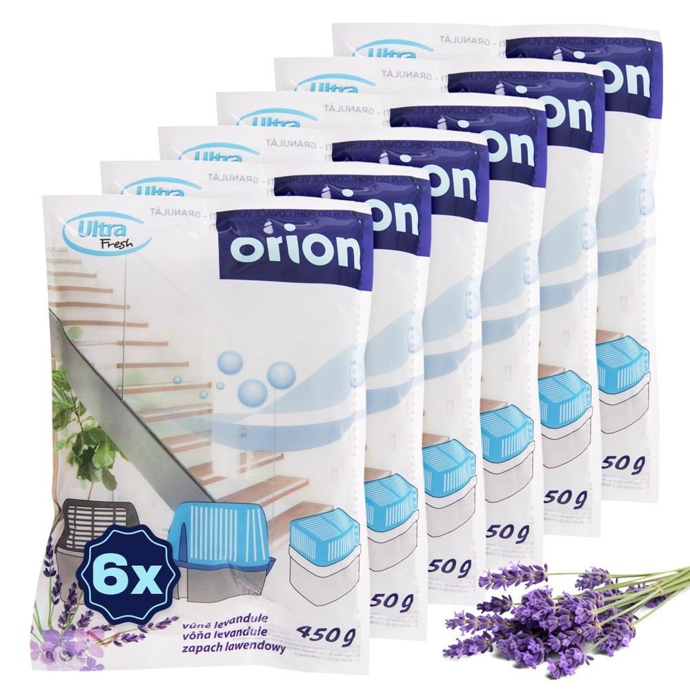 Moisture absorber insert, lavender granules, ULTRA FRESH, 450 g, 6 pcs.
