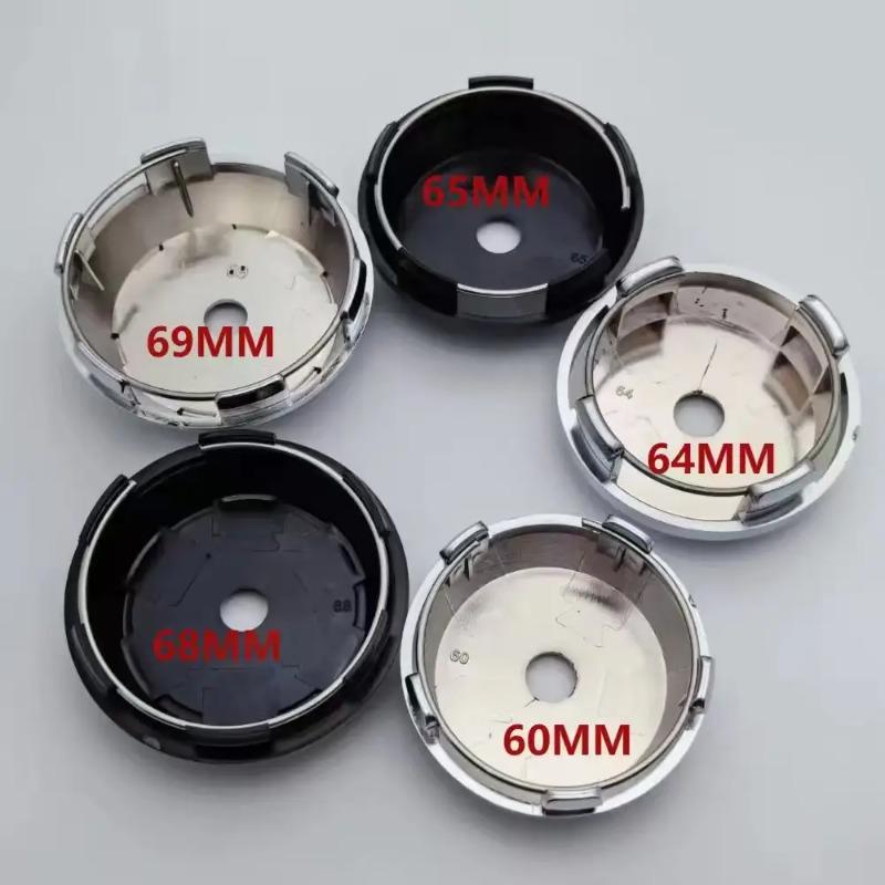 4pcs Black Rhino Logo Emblem Car Wheel Center Caps High Cap Wheels Rim Hubcaps Cover Car Accessories 60mm 64mm 65mm 68mm 69mm
