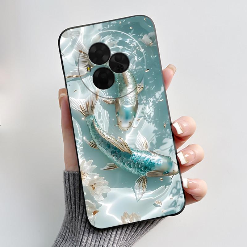 Для TCL NxtPaper 60 Ultra Чехол Роскошный Милый Кролик Любовь Забавный Черный Матовый Мягкий ТПУ Задняя Крышка Для Чехла Телефона Nxt Paper 60 Ultra