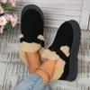 Cotton Shoes for Women Winter  Fashion Thick Sole with Plush Snow Boots
