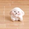 Милая кукла Кролик Миниатюрные фигурки Автомобиль Украшение Статуэтка Животных Кукольный Домик Сделай Сам Кролик Украшения Поделки Мини Животные Поделки