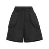 FOSWOVEN Fashion Comfortable Trendy Versatile Casual Shorts Women Shorts Black KE9576