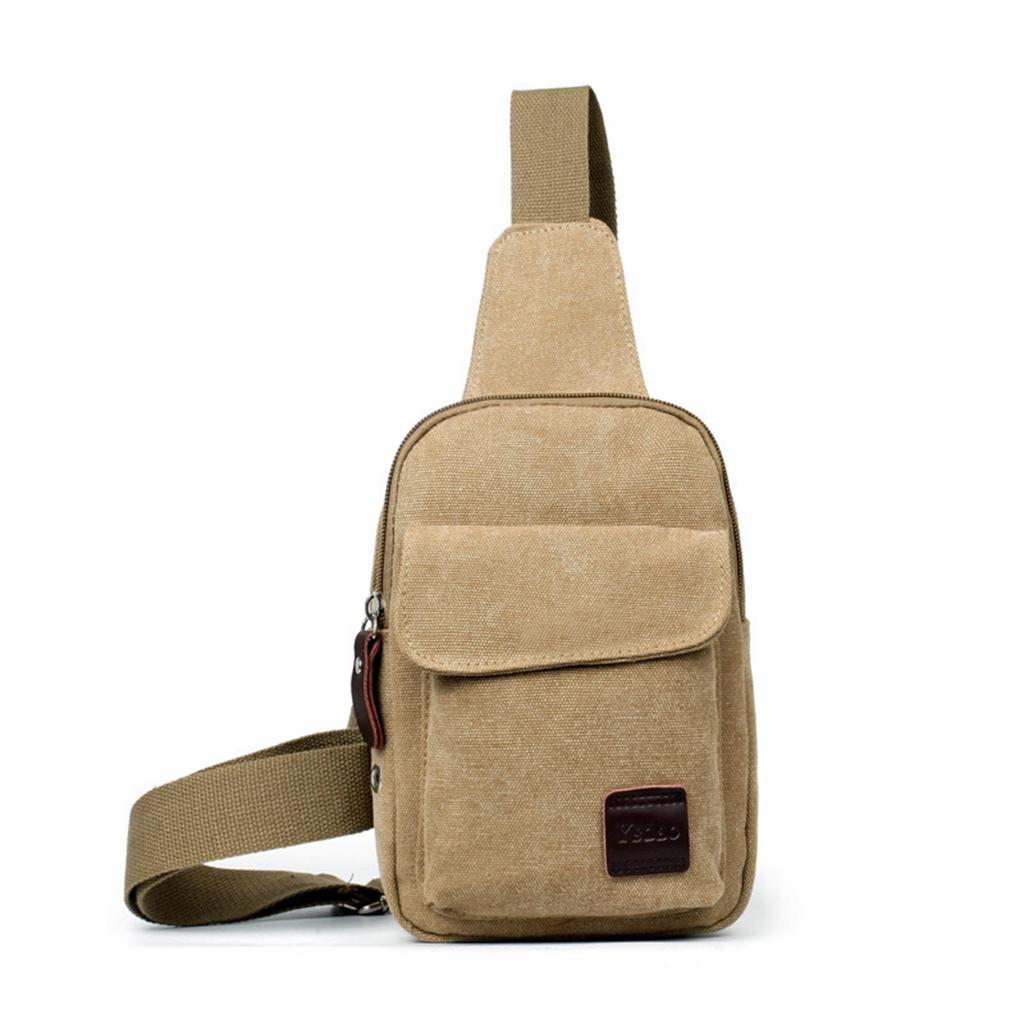 Men Messenger Bag Shoulder Bag Canvas Cross Body Sling Pack Satchel
