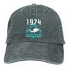 Мужская бейсболка стираная 1974 Born Trucker Snapback Ковбойские кепки Dad Hat Дайвинг Подводное плавание Гольф шляпы