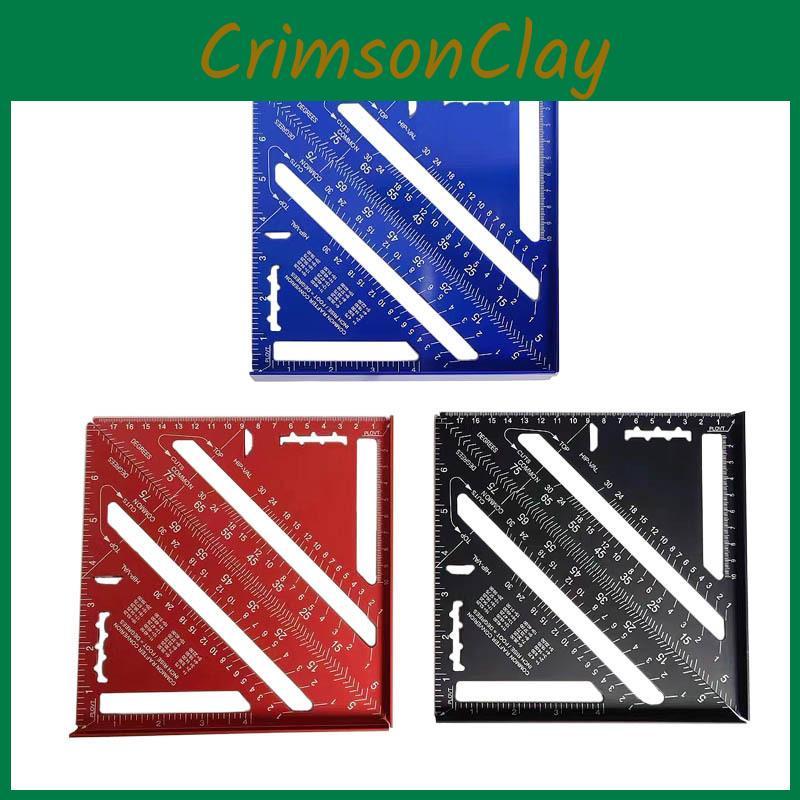 Triangular Durable Woodworking Square Metric Measurements Craft Building Tool