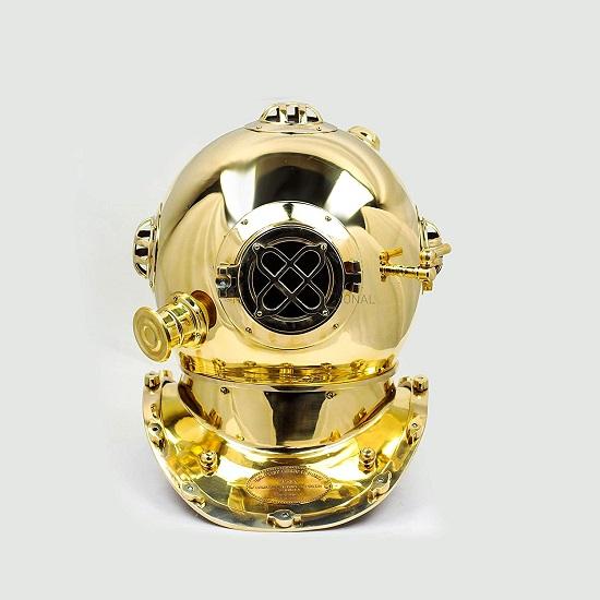 Морской шлем для подводного плавания Декоративный шлем морского корабля 45,72 см