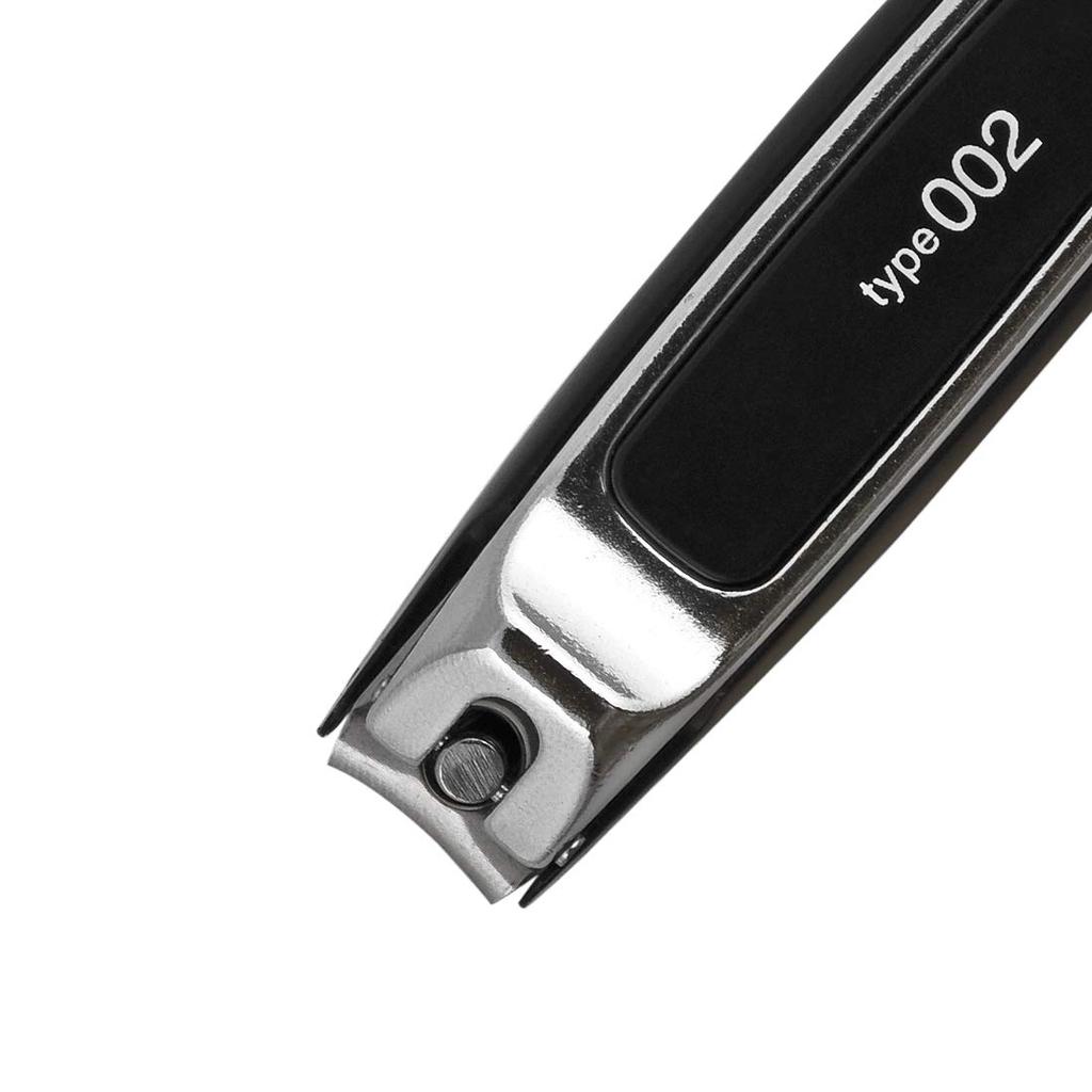 Кусачки для ногтей KAI Type002 M, черное изогнутое лезвие, сделано в Японии KE0129