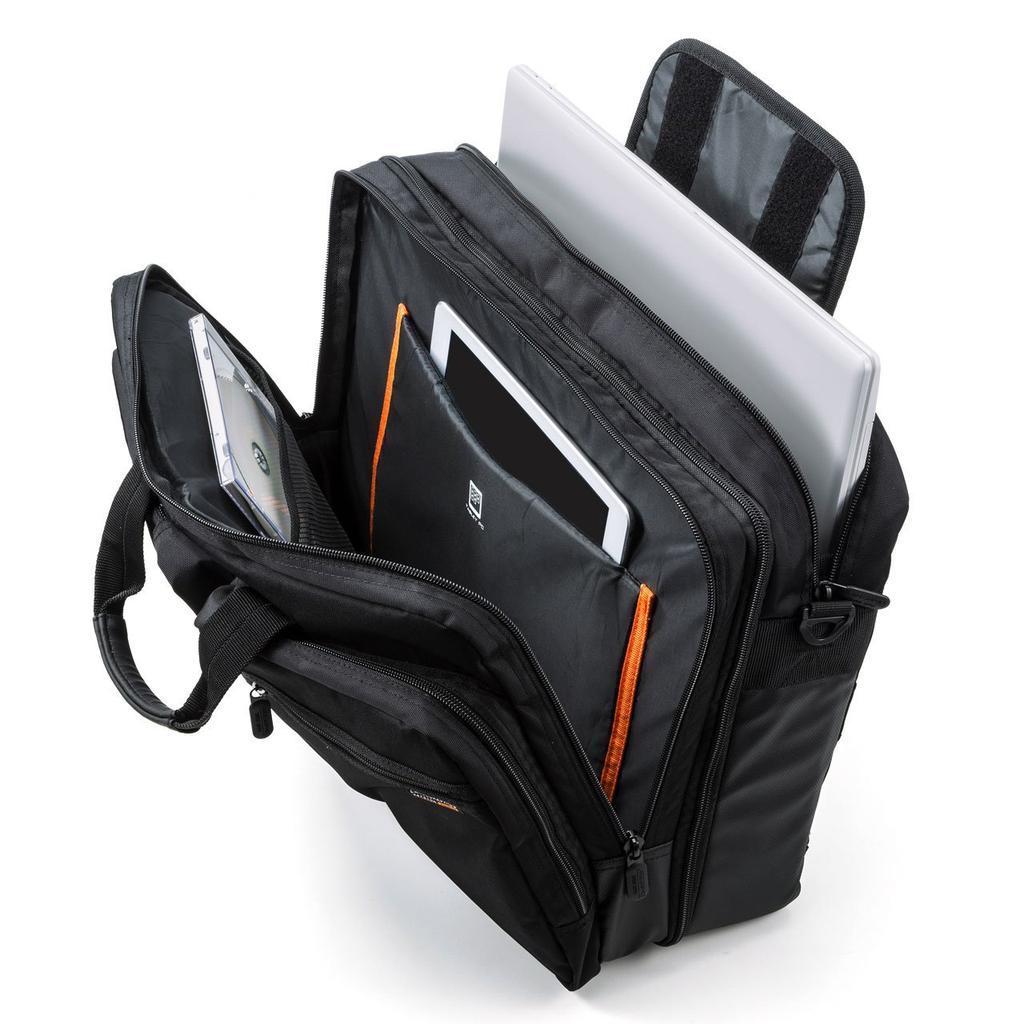 SANWA SUPPLY Деловая сумка 3WAY business Удлиненная вставка Большая вместимость Водоотталкивающая Легкая Совместима с шириной дюймов Внешняя Ш450 x В330 x