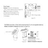 Ultrasonic Level Guage Wireless LCD Display Indoor Water Tank Liquid Level Meter Temperature Height Monitor Alarm Clock Sensor