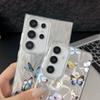 Чехол для телефона с рисунком бабочки и перьев для Samsung S25 Ultra S24 FE S23 A56 A36 A16 A55 TPU Soft Edge тонкий противоударный жесткий чехол-бампер из ПК