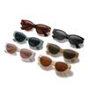 Retro cat eye retro sunglasses men and women b personality jelly color Internet celebrity European and American ins sunglasses women