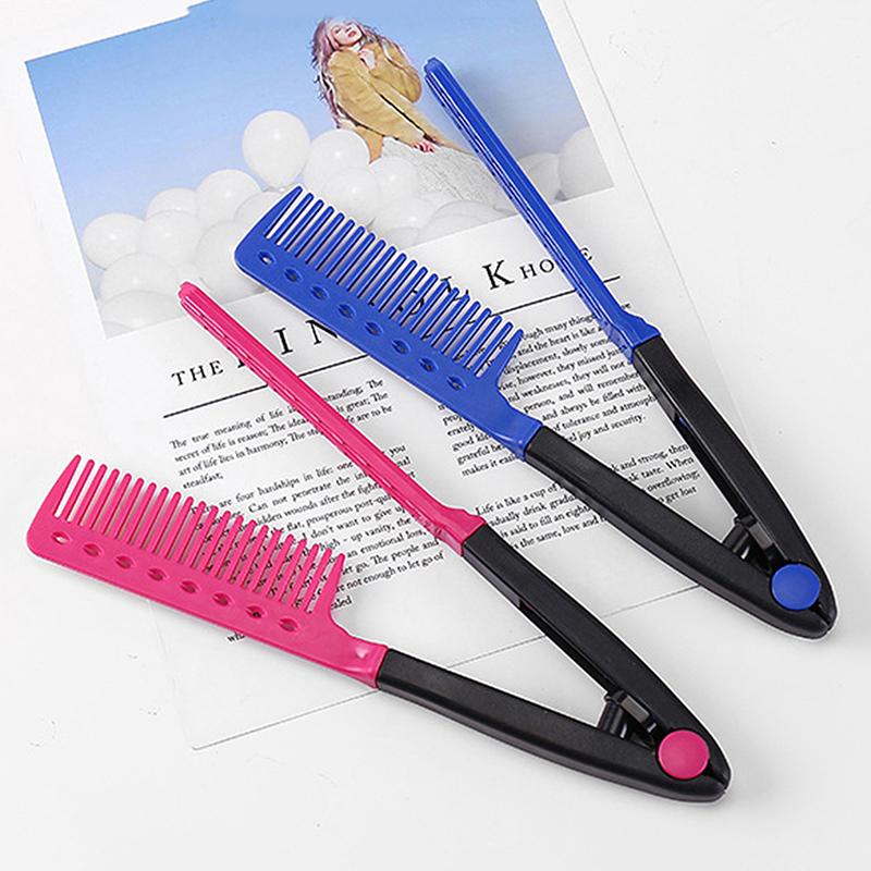 Расческа для выпрямления волос Салонная расческа для волос Расчески Парикмахерская укладка Выпрямитель для волос V-образный прямой Выпрямитель для волос
