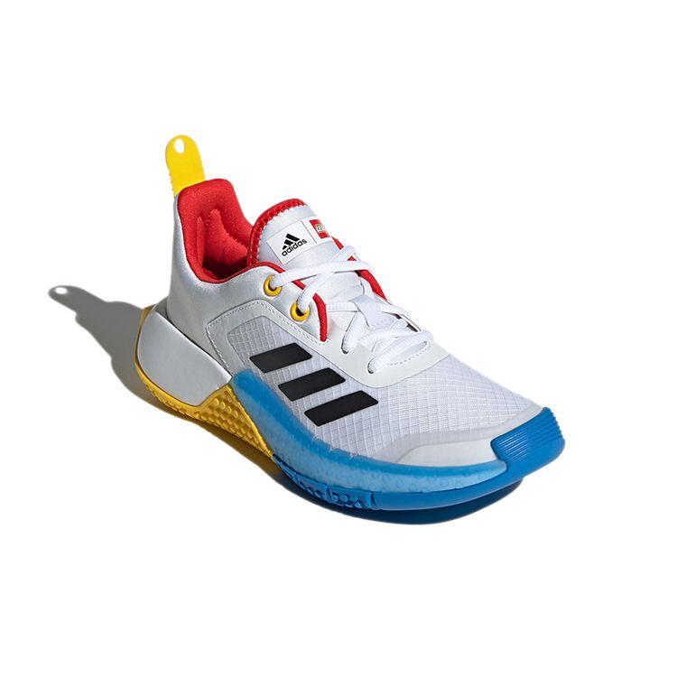 LEGO x adidas Sport Подростковые Белые Детские Кроссовки Облачно-Белый Основной Черный Шокирующий Синий FX2867