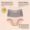 Seamless Women's High Waist Abdomen Control Panties Tummy Slimming Shapewear Shorts Warm Uterus Underwear Body Shaping Briefs