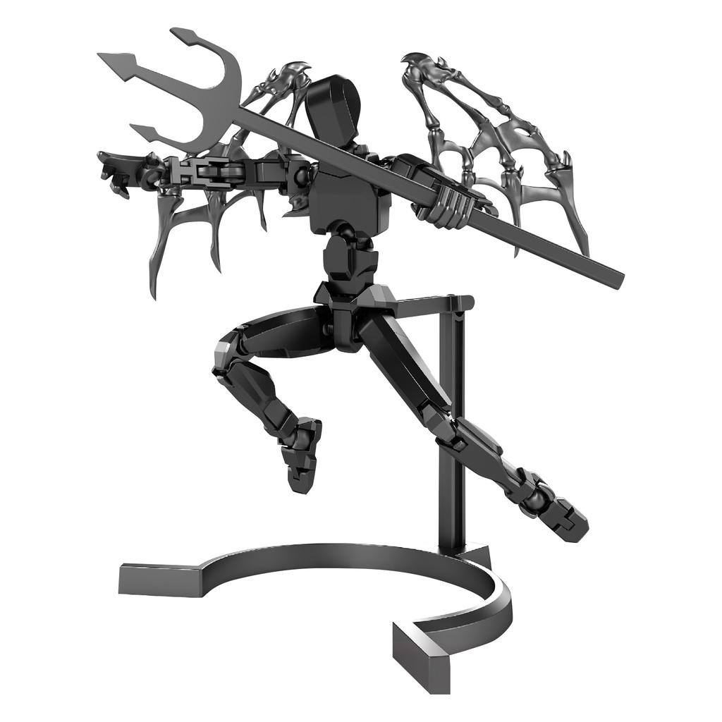 Mobile Doll Set, 3D Printed Titan Robot Mobile Doll, Posable Mobile Doll, Suitable For Collectors, Desktop Decoration