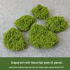 Artificial Plant Wall Accessories with Moss and Grass Decoration