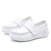 Nurse White Women's Spring Summer 2024 New Thick-soled Soft Leather Single Shoes Autumn Casual Flats Bottom Comfortable Loafers