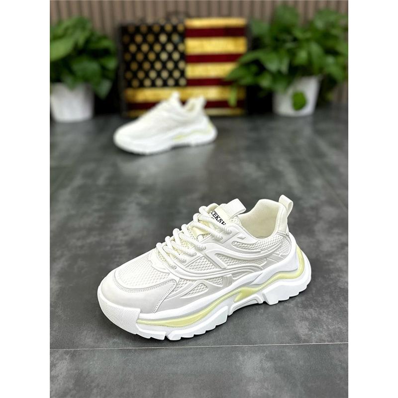 Летние новые сетчатые кроссовки на платформе в стиле dad shoes, легкая роскошь, повседневные спортивные кроссовки ec