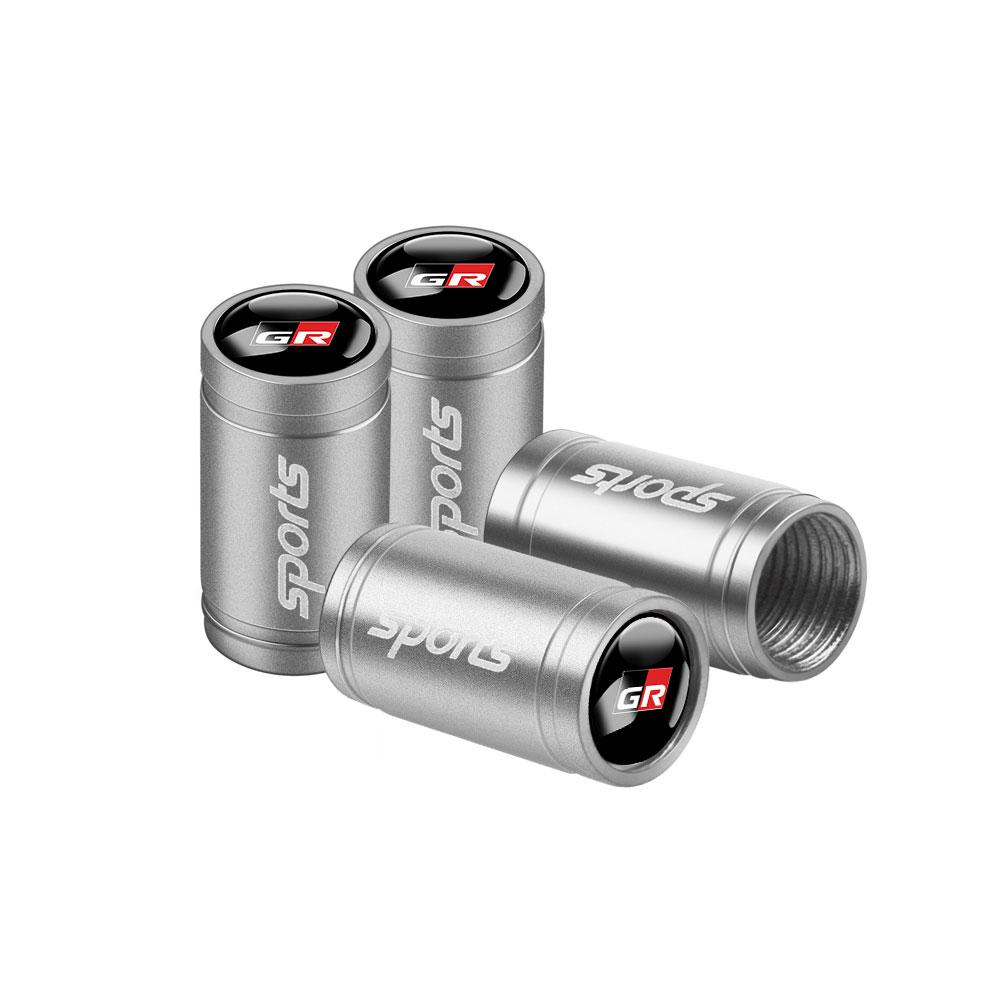 Для Toyota 2026 Горячие Колпачки Ступицы 4 шт. Автомобильные Спортивные Логотипы Металлические Колпачки Клапанов Шин Колес Аксессуары Для Toyota Rav4 Corolla Camry Mir