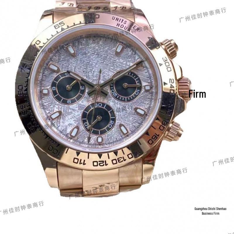 Laodijia Daytona Серия 40 мм Розовое золото Мужские Автоматические Механические Часы Панда