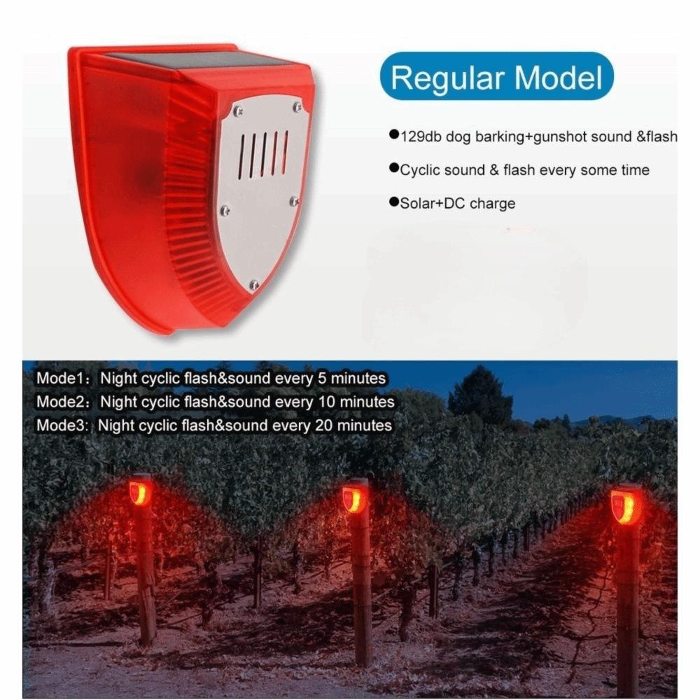 Солнечные лампы на солнечных батареях Многофункциональная солнечная зарядка Сигнализация Сирена охранной сигнализации Домашняя безопасность